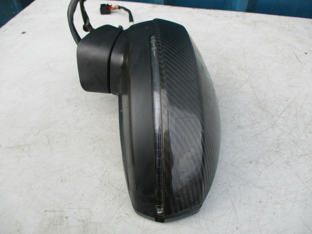 AUDI A3 8V SALOON 2017 BLACK CARBON PASSENGER SIDE ELECTRIC WING MIRROR 16 PINS