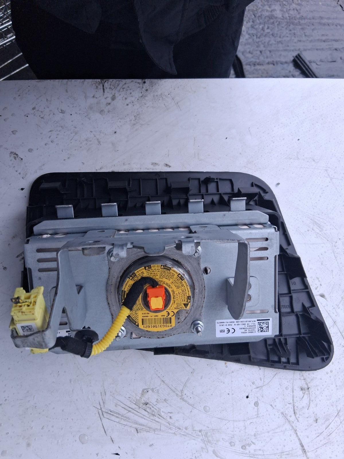 NISSAN JUKE 2016 F15 FRONT PASSENGER LEFT SIDE NSF AIRBAG DASHBOARD 05891000573