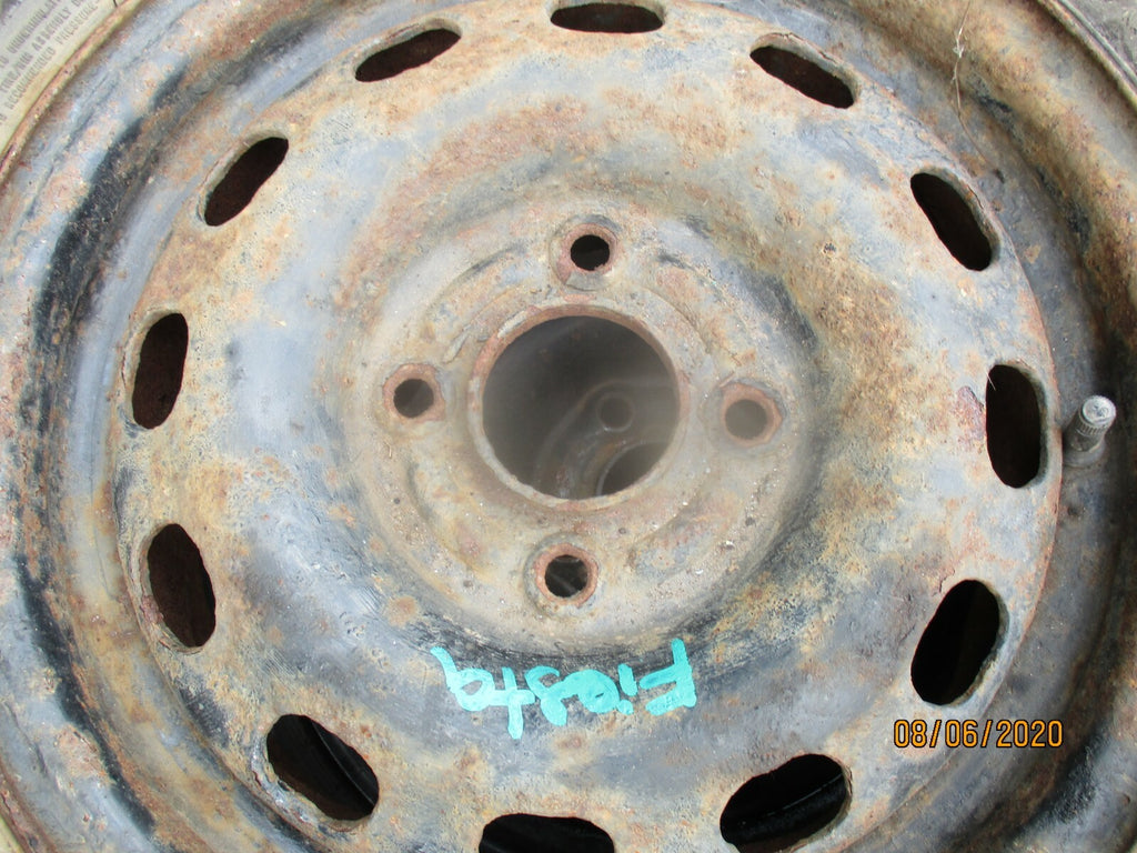 FORD FIESTA MK5 2002 SPARE STEEL WHEEL TYRE 185 55 14 4 STUD FIREHAWK SAVER