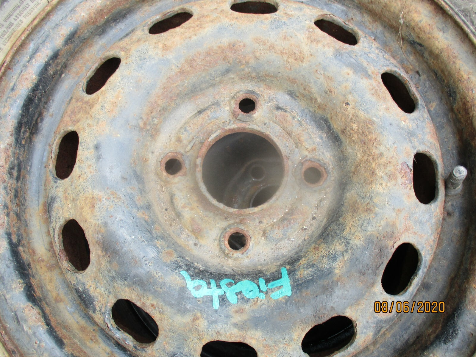 FORD FIESTA MK5 2002 SPARE STEEL WHEEL TYRE 185 55 14 4 STUD FIREHAWK SAVER