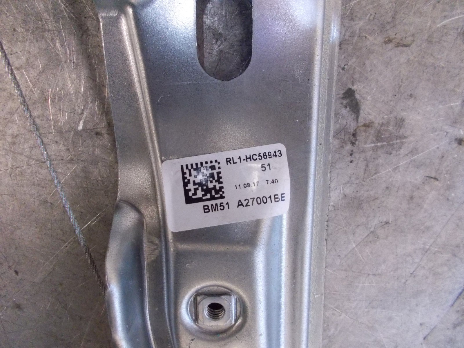 FORD FOCUS 2017 MK3 NSR PASSENGER SIDE REAR WINDOW REGULATOR BM51A27001BE