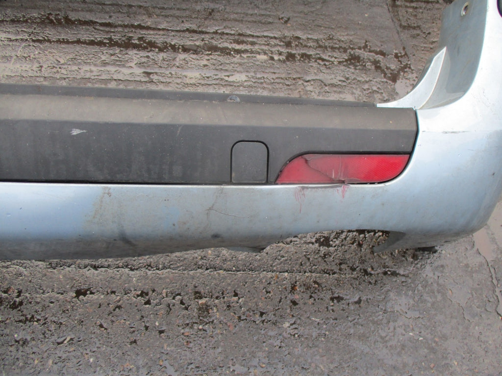 FIAT ULYSSE MPV 2004 COMPLETE REAR PLASTIC BUMPER LOWER TRIM REFLECTORS BLUE
