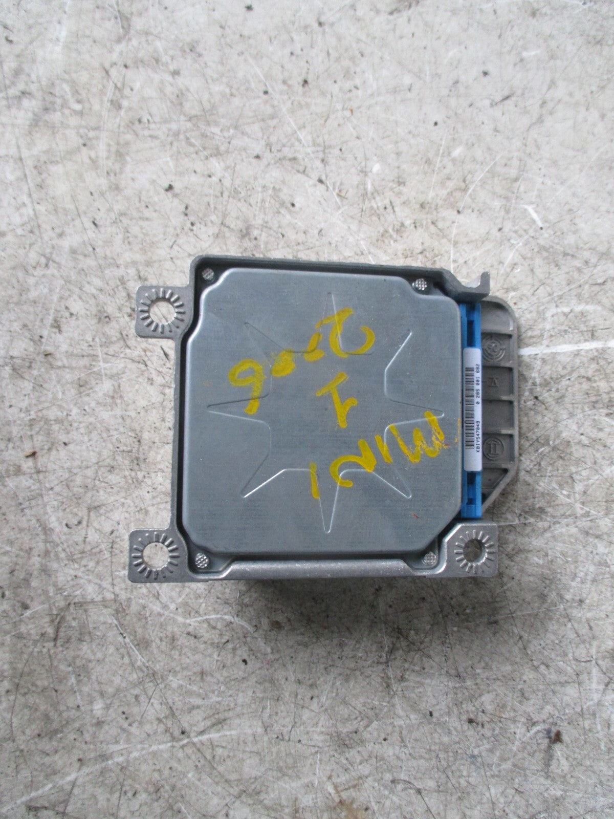BMW MINI ONE R50 2005 AIRBAG CONTROL MODULE UNIT 6962531
