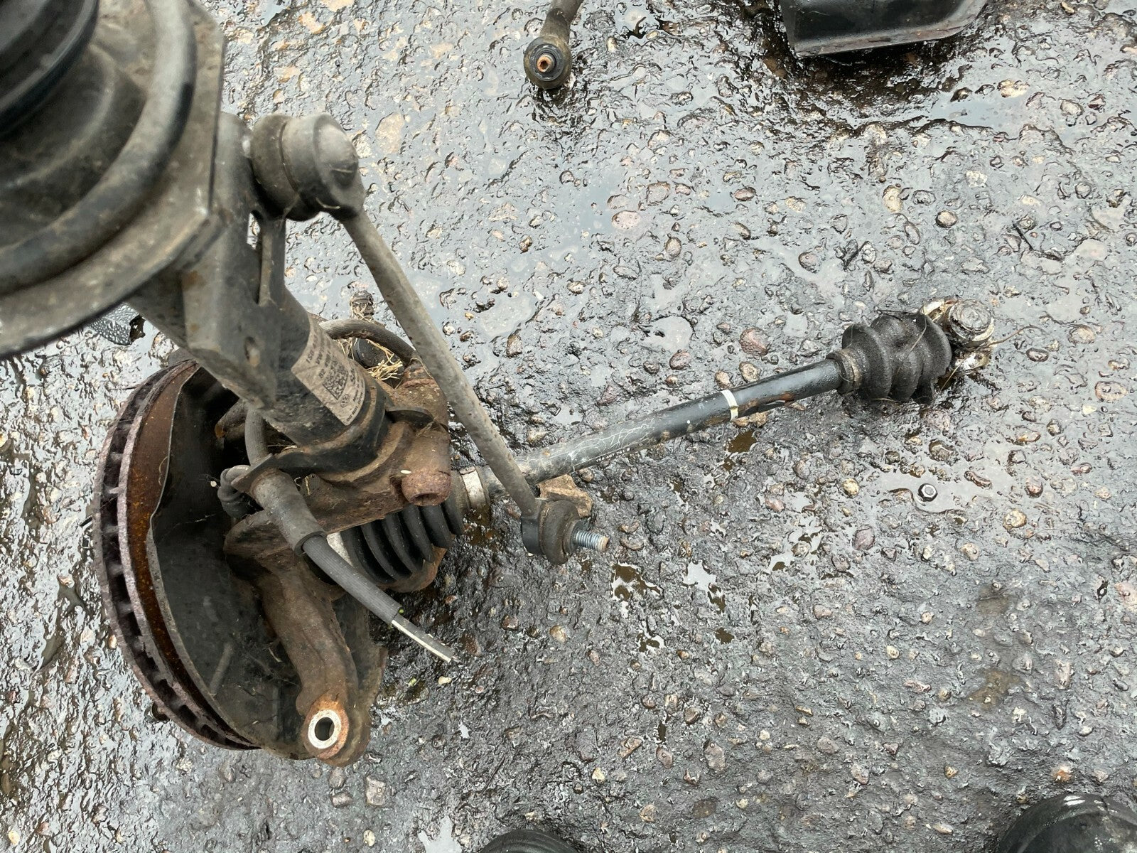 SKODA CITIGO 2016 1.0 PETROL NS PASSENGER SIDE COMPLETE LEG SHOCK SPRING HUB