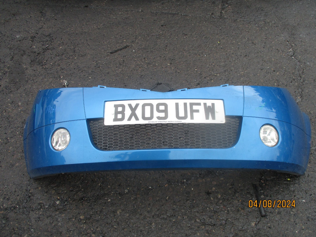PROTON SAVVY 2009 FRONT COMPLETE BUMPER FOG LIGHT BLUE