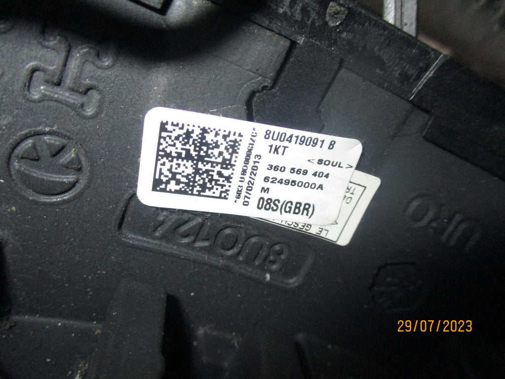 AUDI A3 2013 MULTIFUNCTION BLACK LEATHER STEERING WHEEL 8U0419091B
