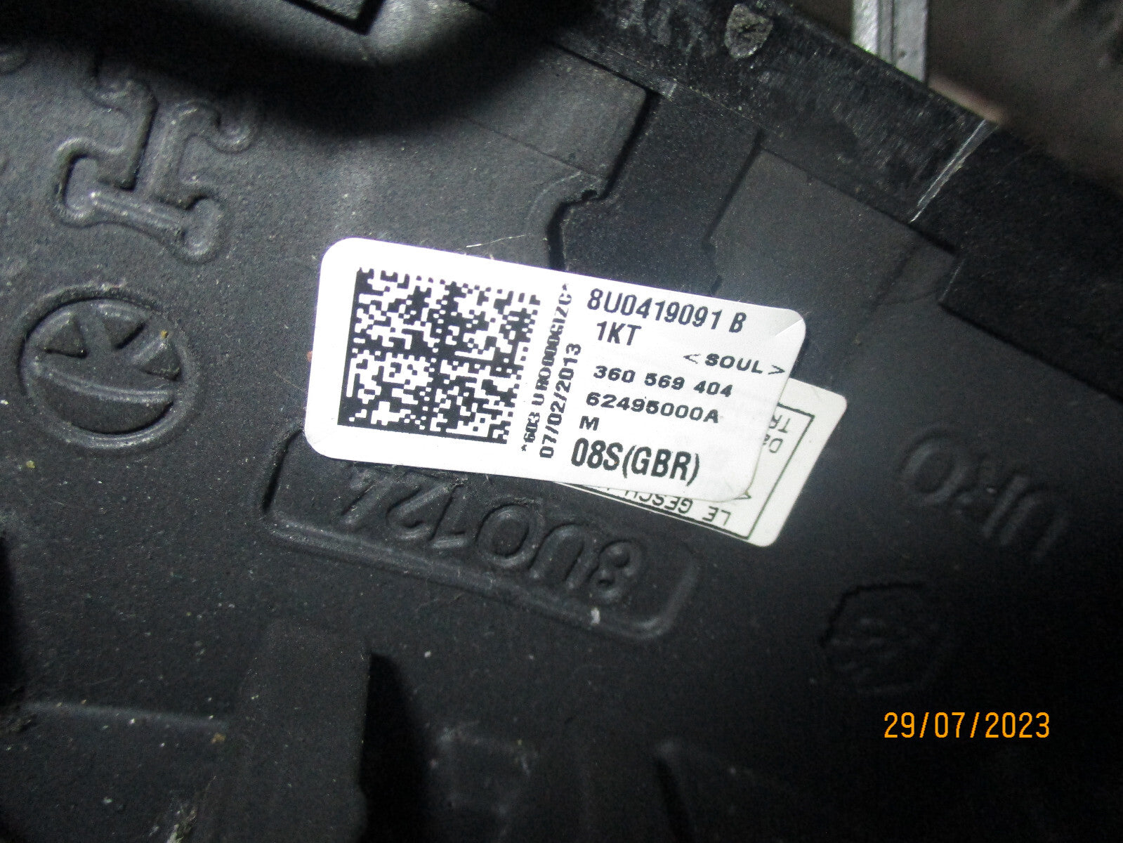 AUDI A3 2013 MULTIFUNCTION BLACK LEATHER STEERING WHEEL 8U0419091B