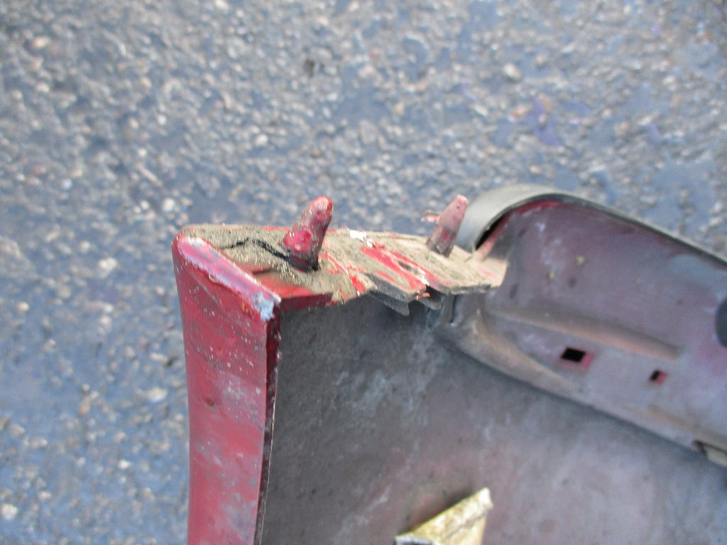 PEUGEOT 206 PRE FACELIFT FRONT BUMPER COMPLETE RED