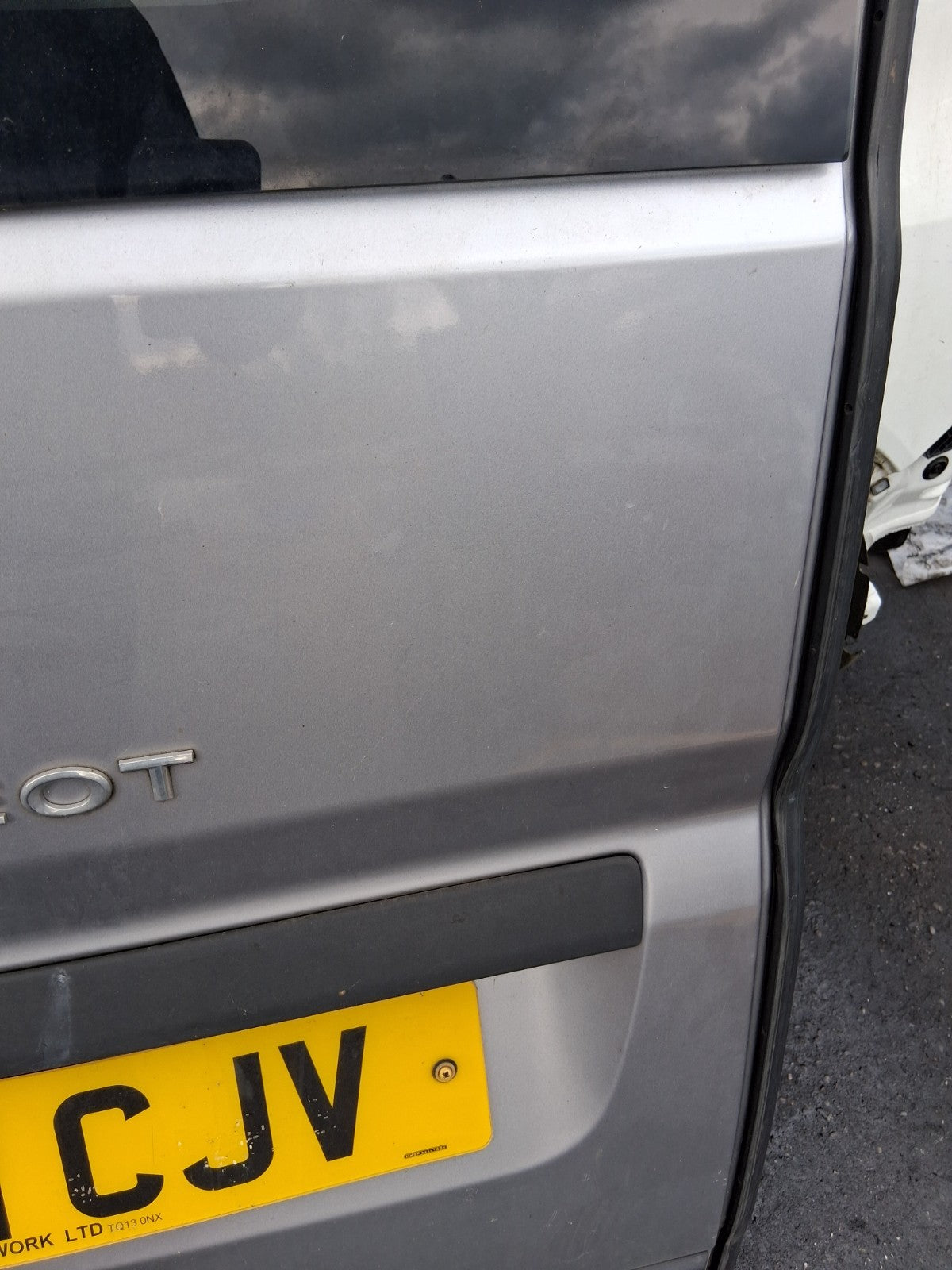 2021 PEUGEOT BOXER MK3 SWB NSR PASSENGER SIDE REAR LEFT COMPLETE DOOR GREY