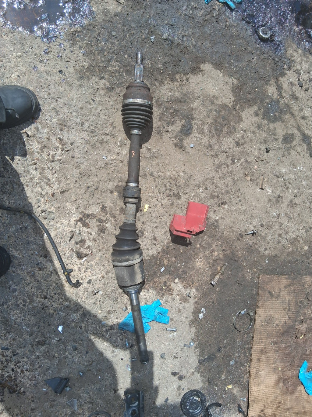 2018 MITSUBISHI OUTLANDER MK3 2.3 DIESEL OS DRIVER SIDE FRONT AUTO DRIVESHAFT