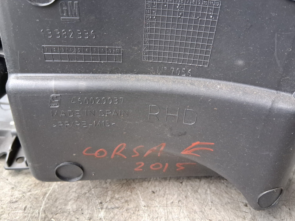 2015 VAUXHALL CORSA E DASHBOARD GLOVE BOX STORAGE COMPARTMENT 460029937