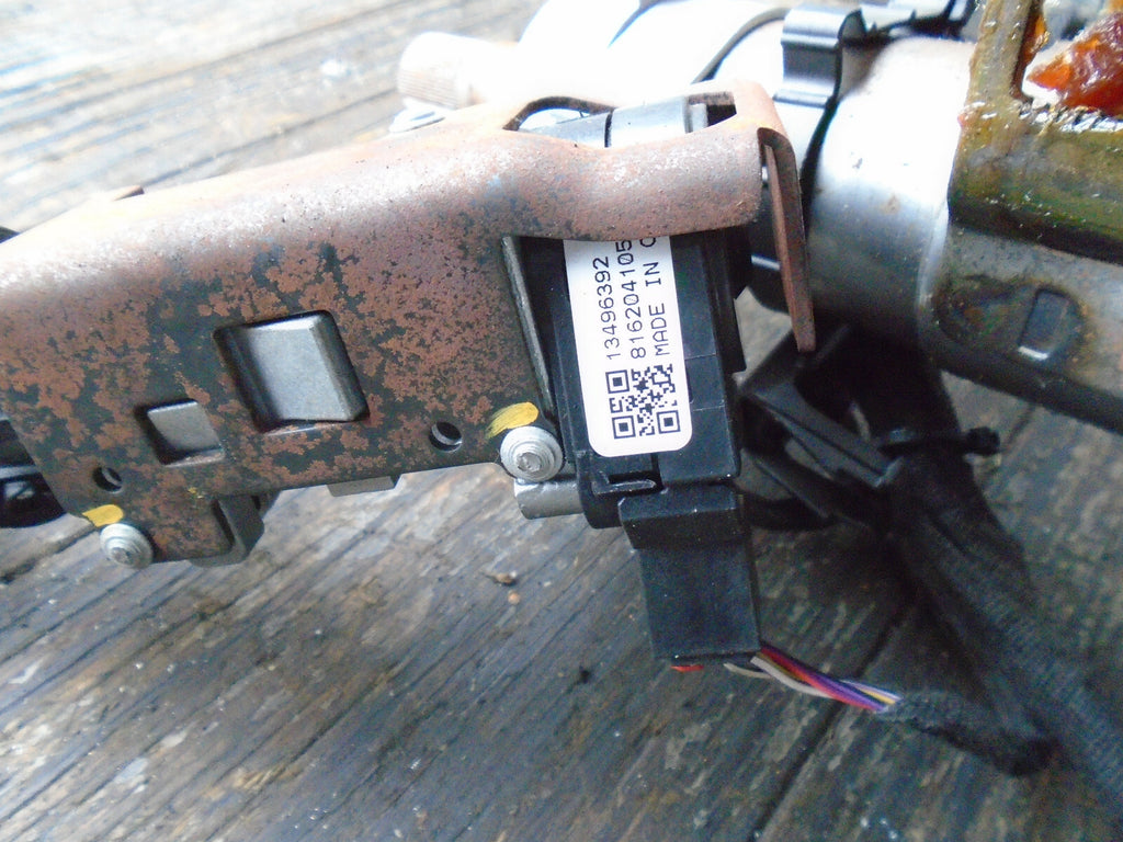 VAUXHALL CORSA E 2018 1.4 PETROL STEERING COLUMN IGNITION KEY ECU 39029688