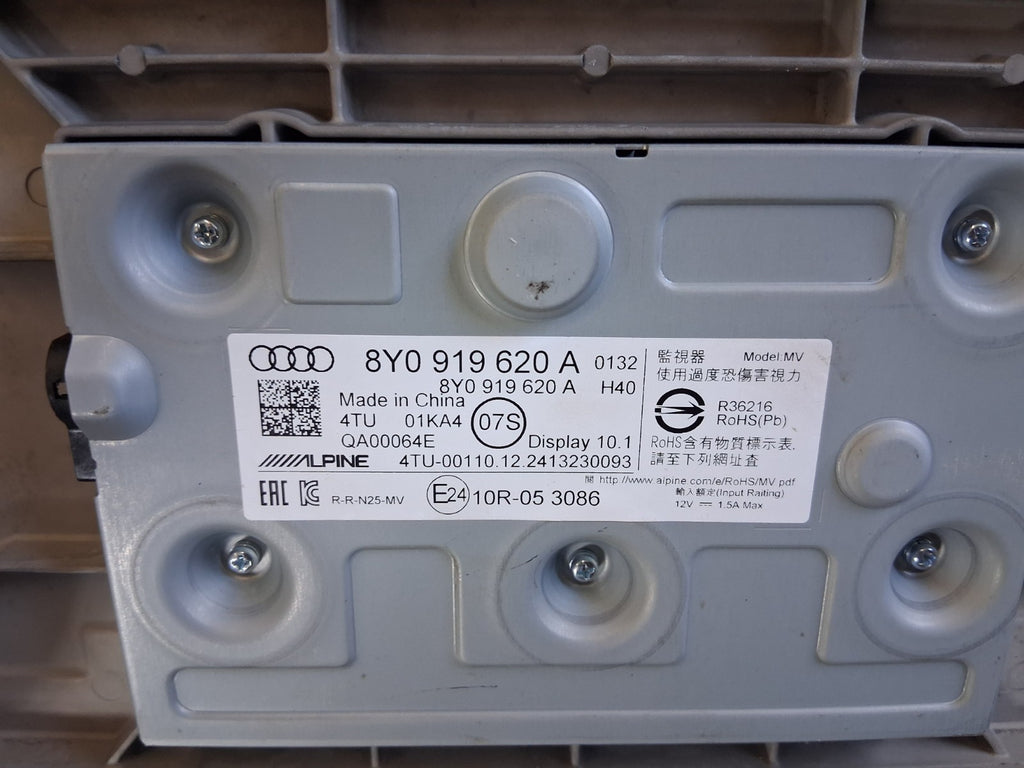 2025 AUDI A3 8Y HATCHBACK MULTIMEDIA STEREO DISPLAY SCREEN SAT NAV 8Y0919620A