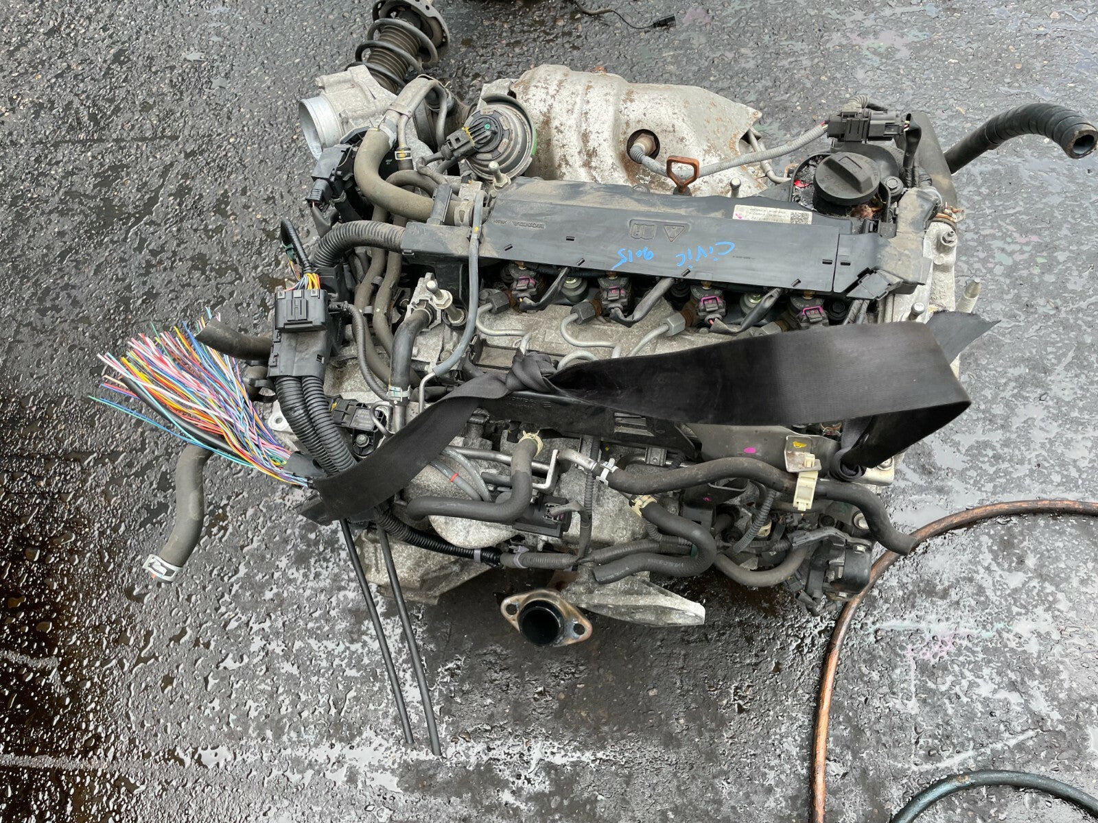 HONDA CIVIC MK9 2014 1.6 DIESEL I-DTEC BARE ENGINE WITH PUMP INJECTORS N16A1