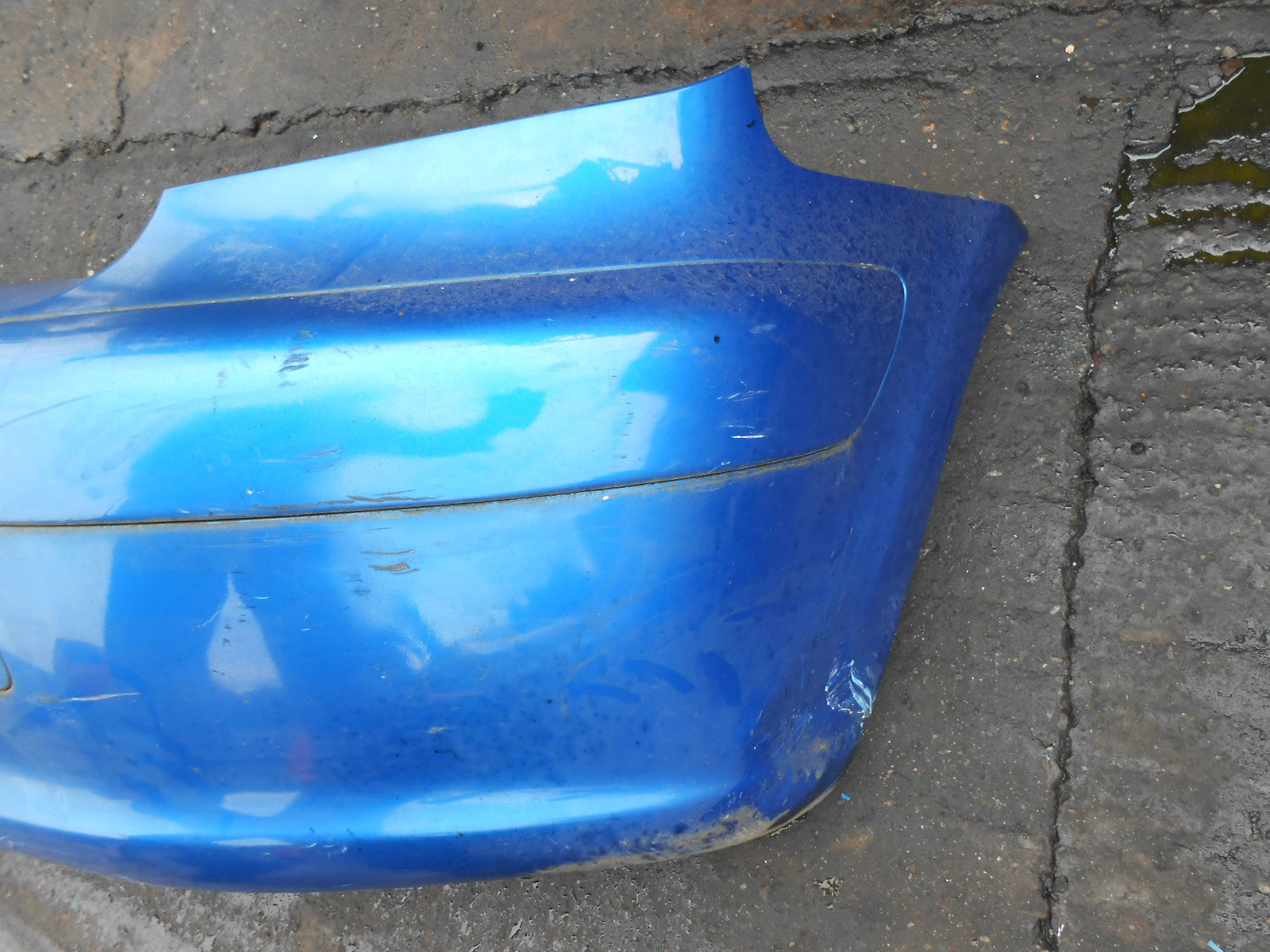 PEUGEOT 307 2004 PRE FACELIFT COMPLETE REAR BUMPER BLUE