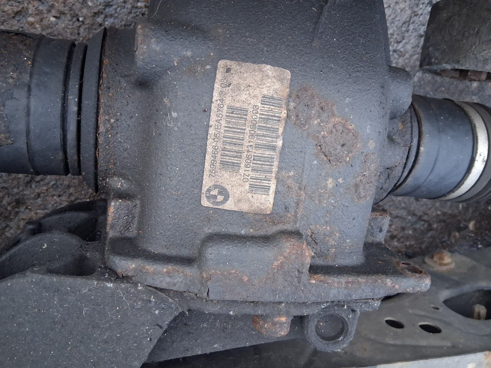 2016 BMW 1 SERIES F20 2.0 DIESEL REAR AXLE DIFF DIFFERENTIAL 3:08