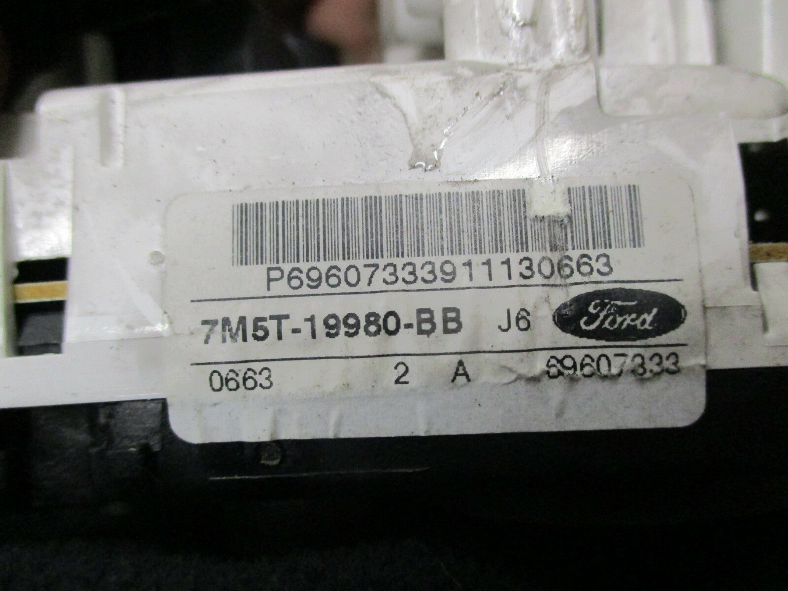 FORD C MAX 2010 HEATER AC AIR CON CLIMATE CONTROL SWITCH PANEL 7M5T-19980-BB