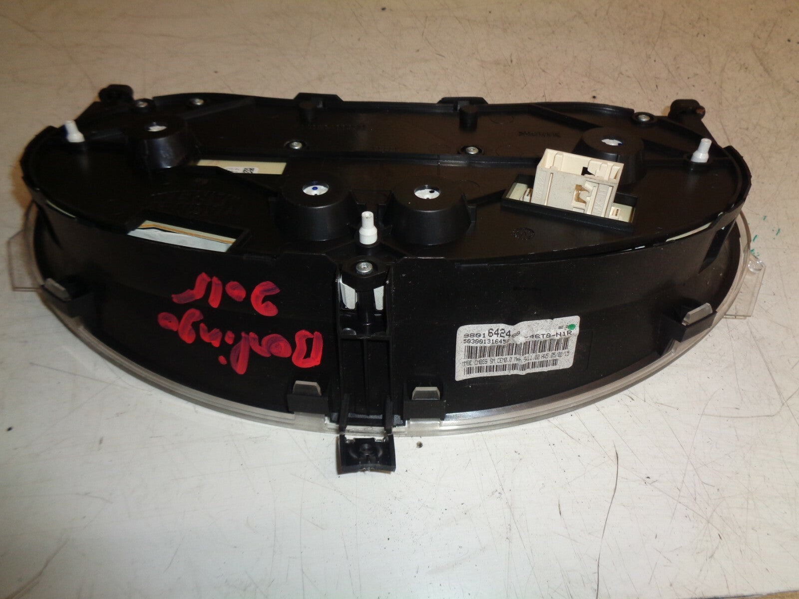 CITROEN BERLINGO 2015 PEUGEOT PARTNER MK2 1.6 DIESEL SPEEDOMETER 9801642480