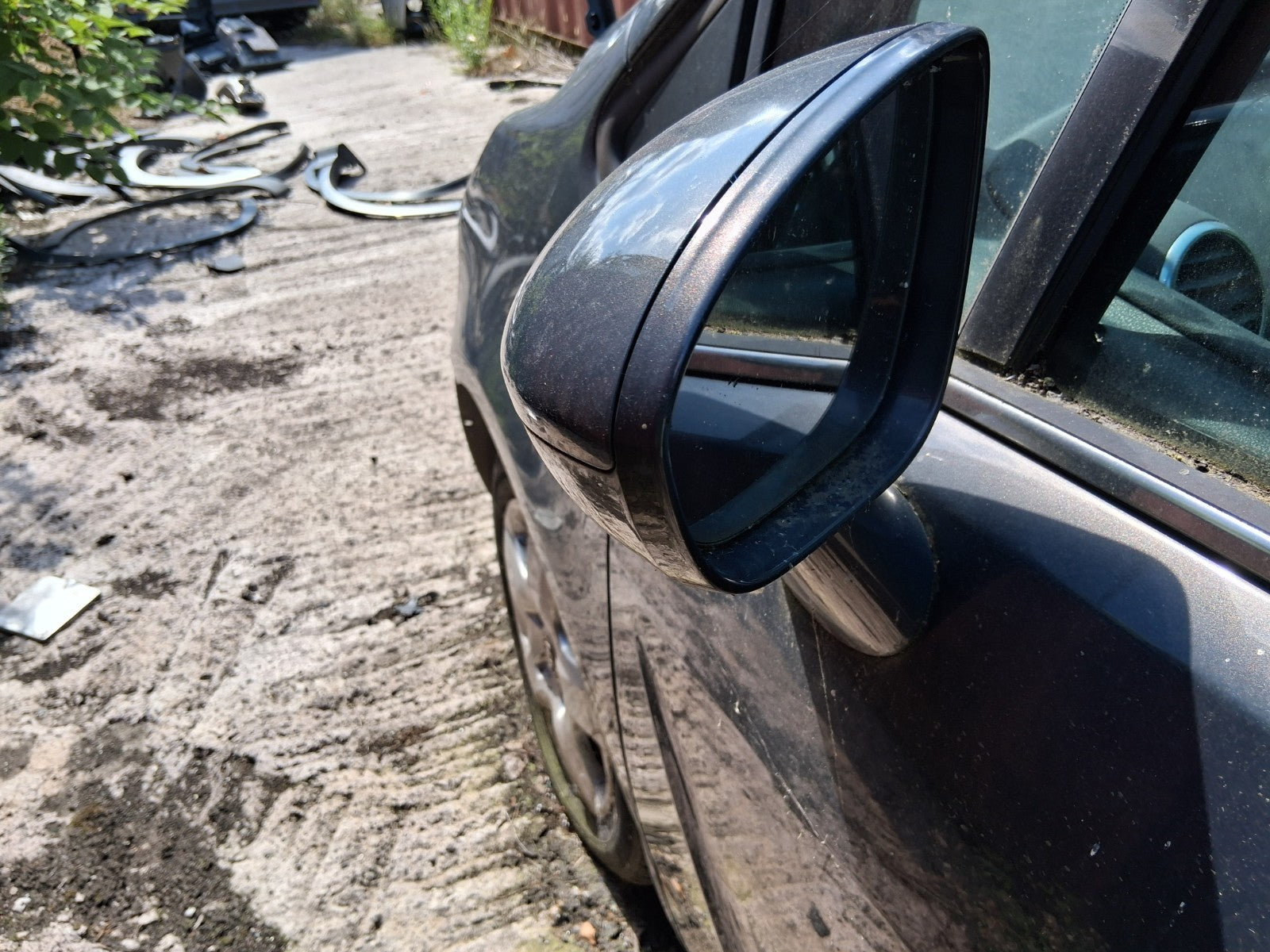2016 VAUXHALL MERIVA B MK2 NSF PASSENGER SIDE FRONT LEFT WING MIRROR GREY