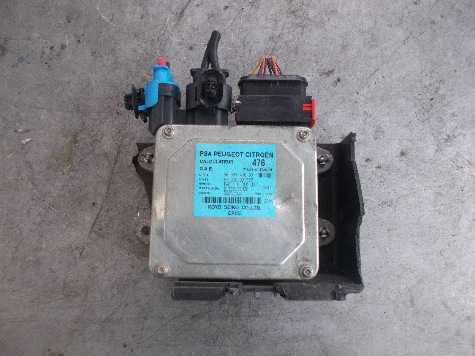 PEUGEOT 1007 KM (MK1) 2005-2009 POWER STEERING CONTROL MODULE 9659947680