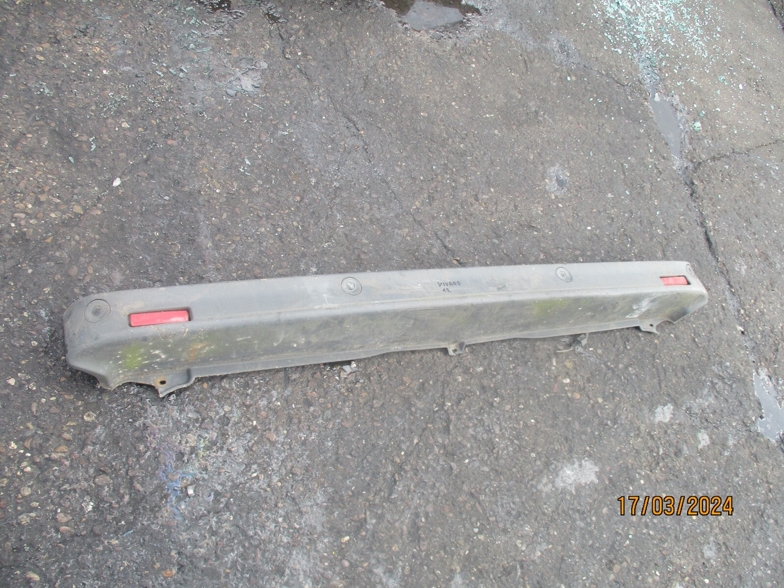 RENAULT TRAFIC X83 2012 FACELIFT REAR MIDDLE BUMPER PLASTIC