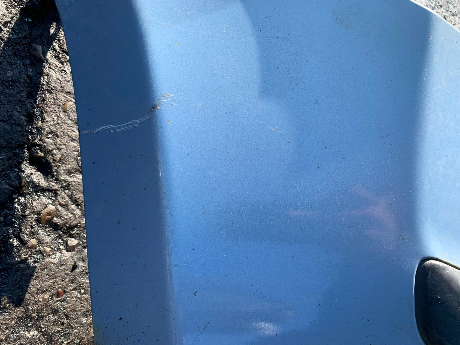 FIAT IDEA 2004 REAR BUMPER BLUE
