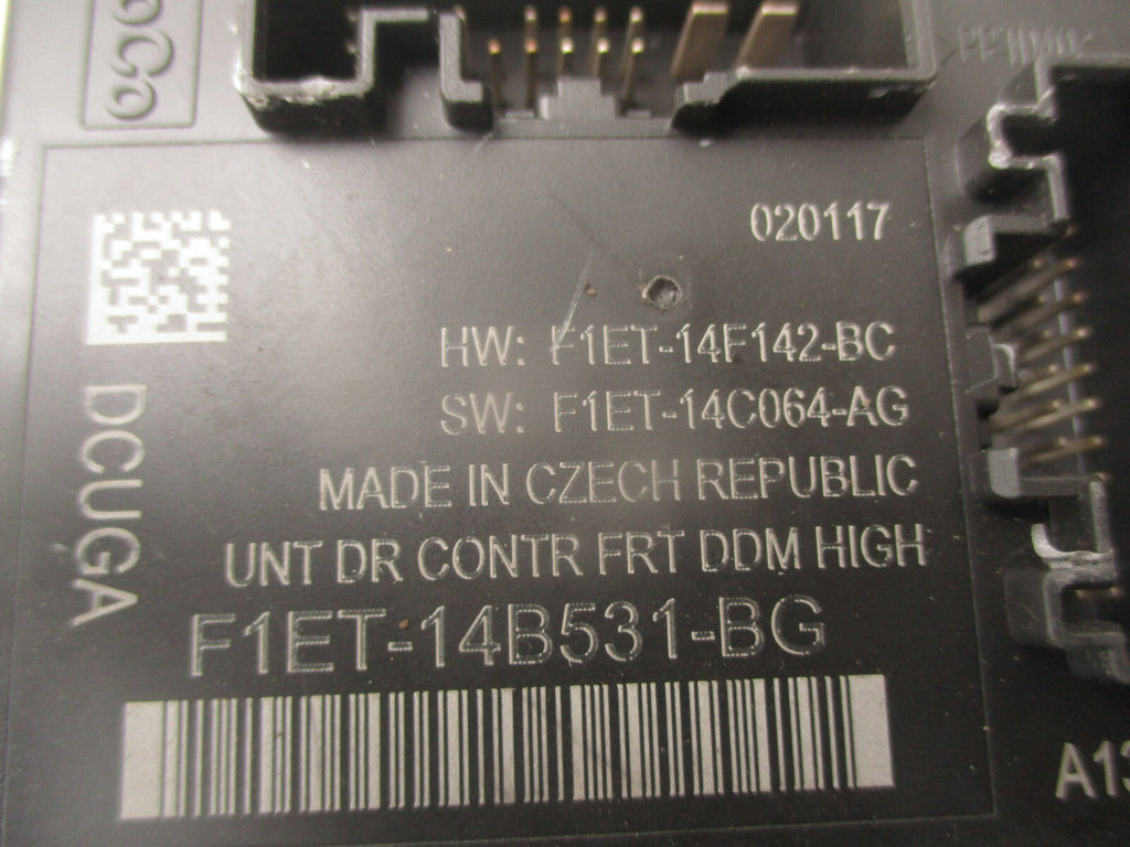 2017 FORD FOCUS MK3 OSF RIGHT FRONT DRIVER SIDE DOOR CONTROL MODULE F1ET14B531BG