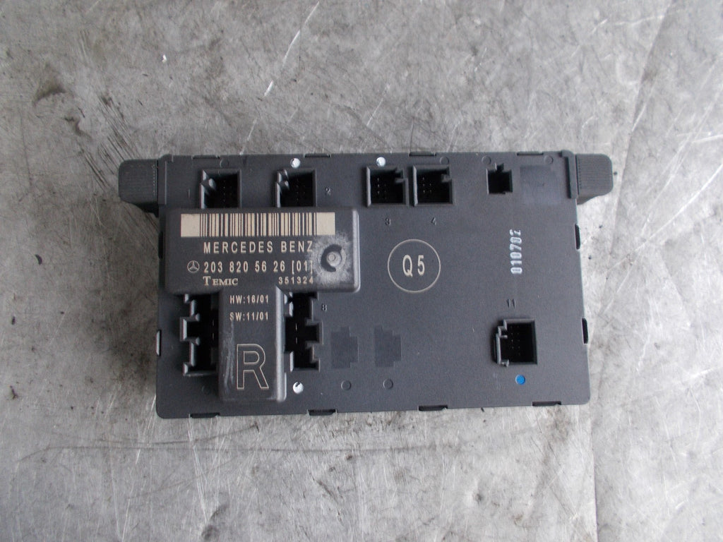 MERCEDES C CLASS W203 2001 OS/ DRIVER SIDE DOOR CONTROL MODULE 2038205626