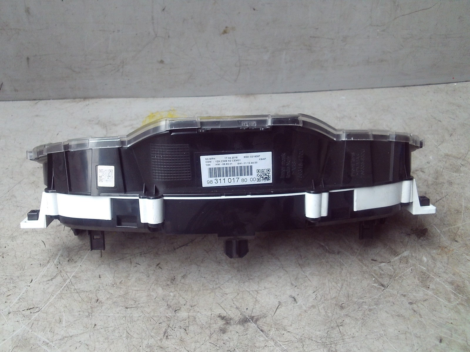 2019 PEUGEOT PARTNER SPEEDO SPEEDOMETER INSTRUMENT CLUSTER 983110178000