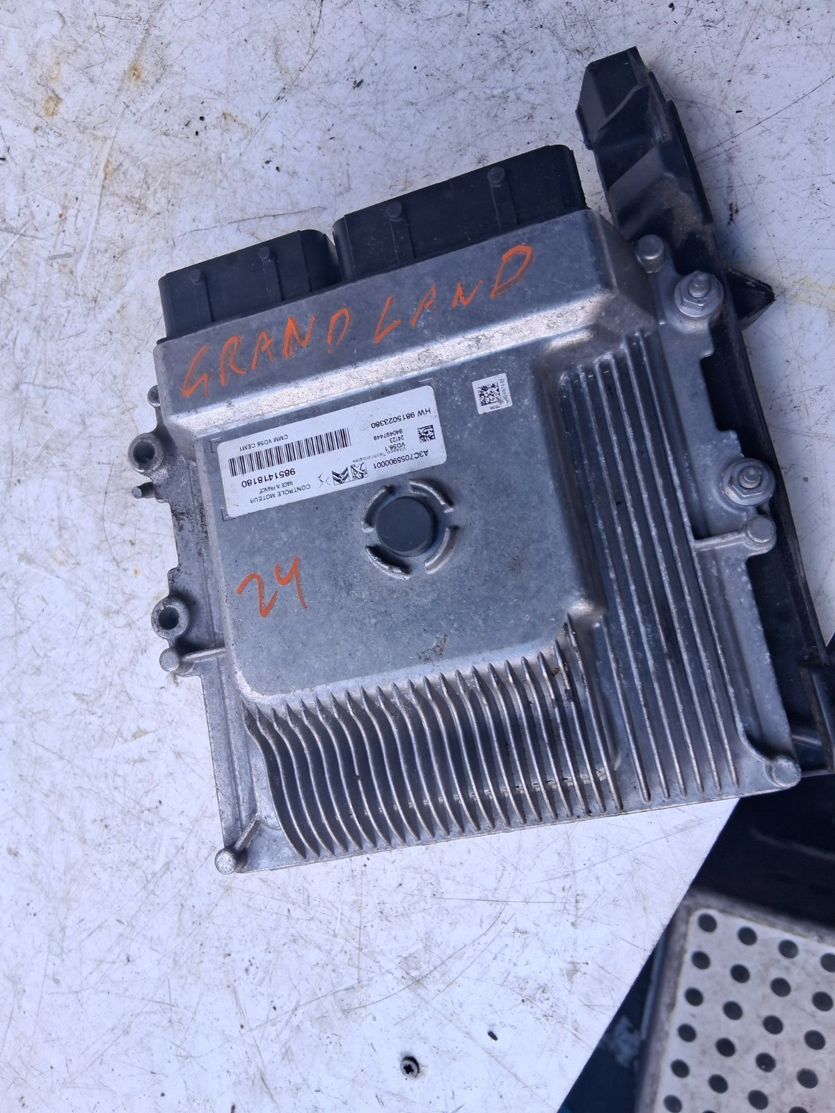 2024 VAUXHALL GRANDLAND 1.2 PETROL ECU ENGINE CONTROL UNIT 9851418180