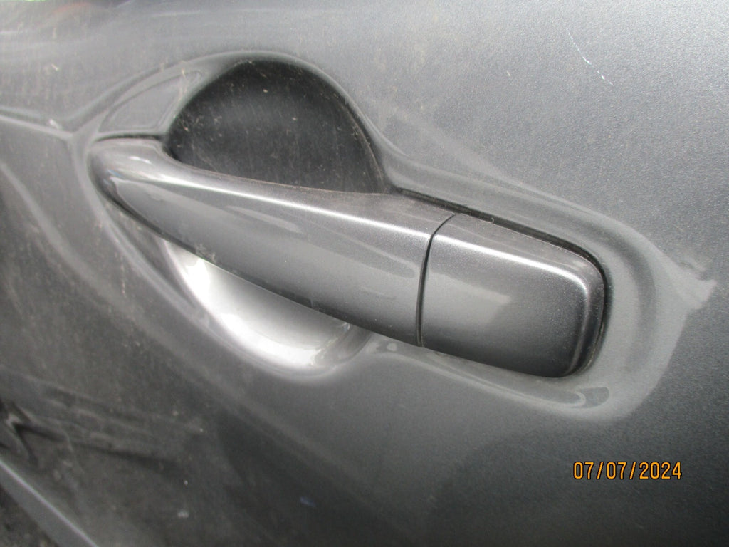 NISSAN QASHQAI J11 2014 NS PASSENGER SIDE REAR EXTERIOR DOOR HANDLE GREY MET KAD