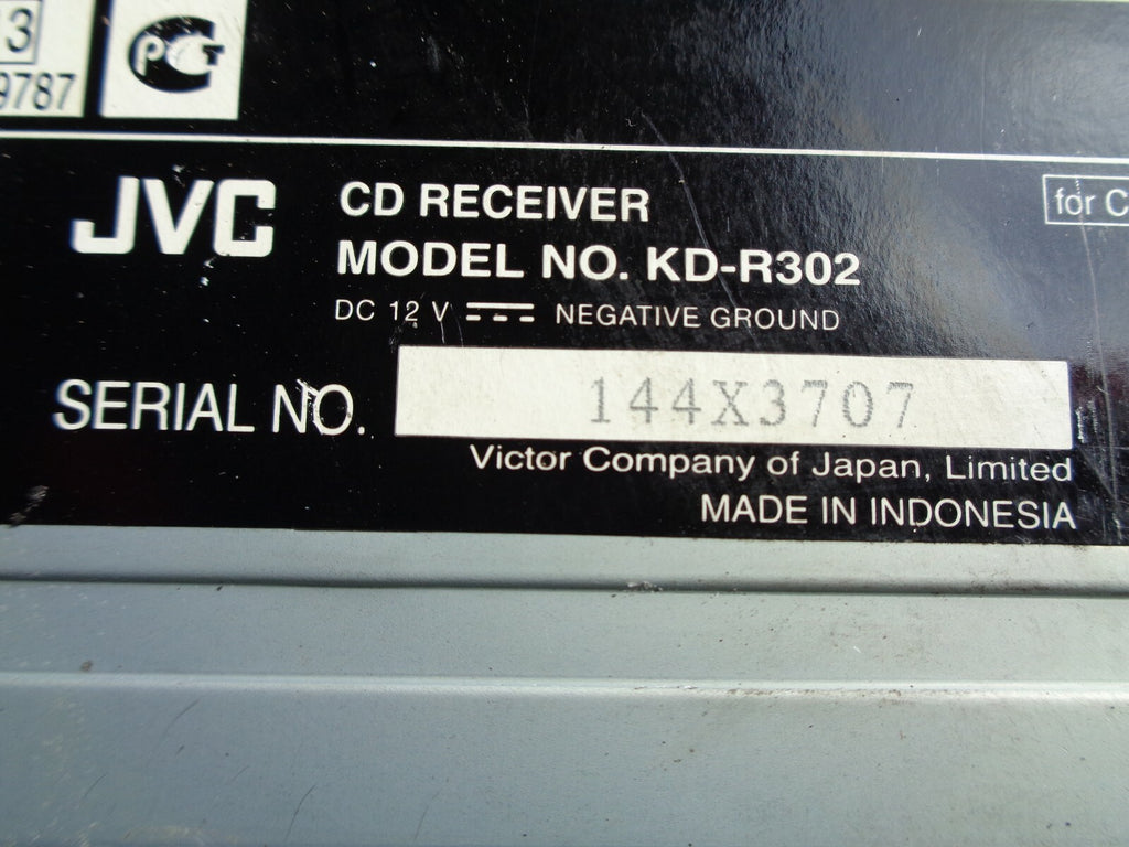 JVC DAB+ RADIO CD PLAYER HEAD UNIT FACE