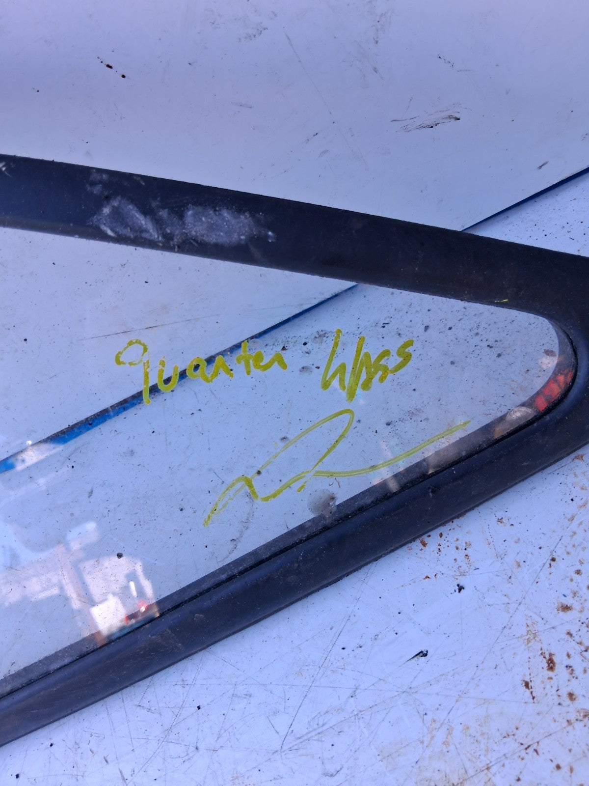 MERCEDES BENZ SPRINTER MK1 2006 NSF PASSENGER SIDE FRONT WINDOW QUARTER GLASS