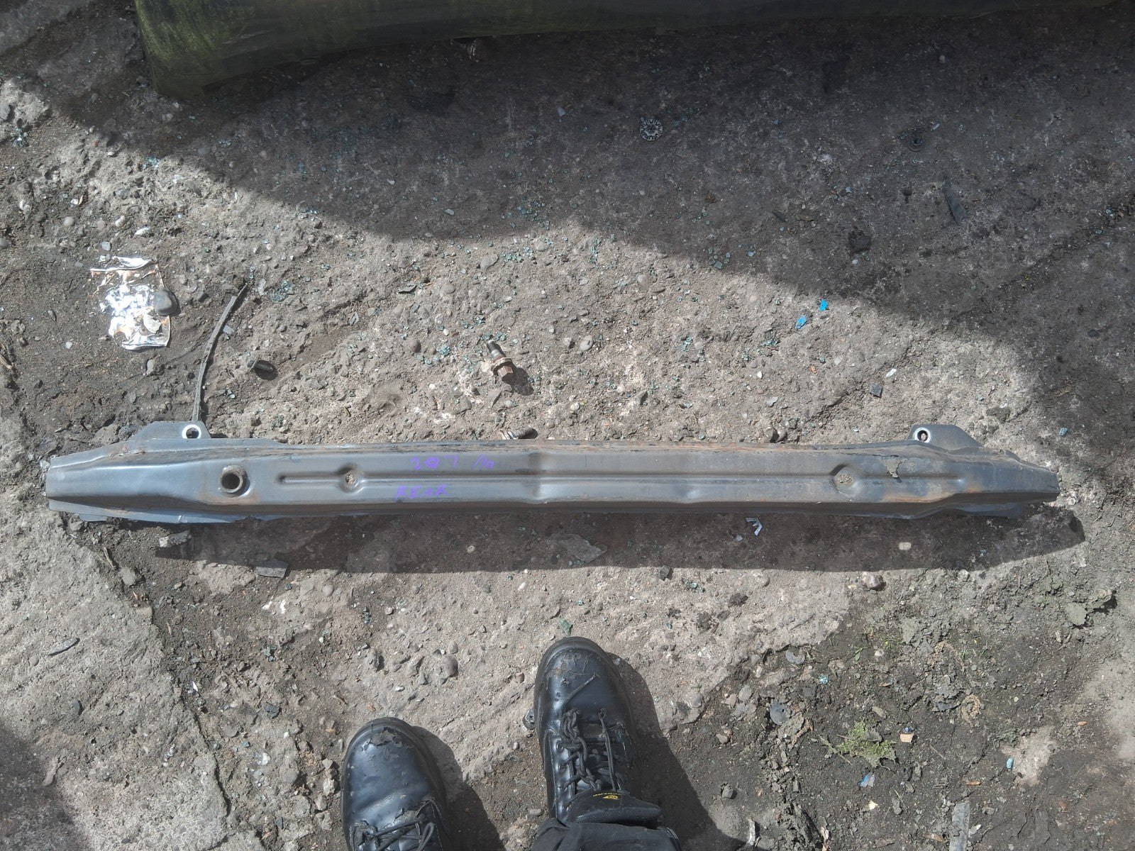 2010 PEUGEOT 207 REAR BUMPER CRASH IMPACT REINFORCEMENT BAR