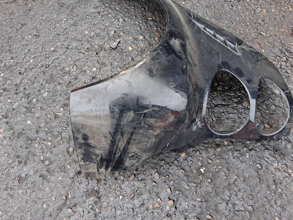 2008 SMART FORTWO REAR BUMPER LEFT PASSENGER SIDE SECTION BLACK