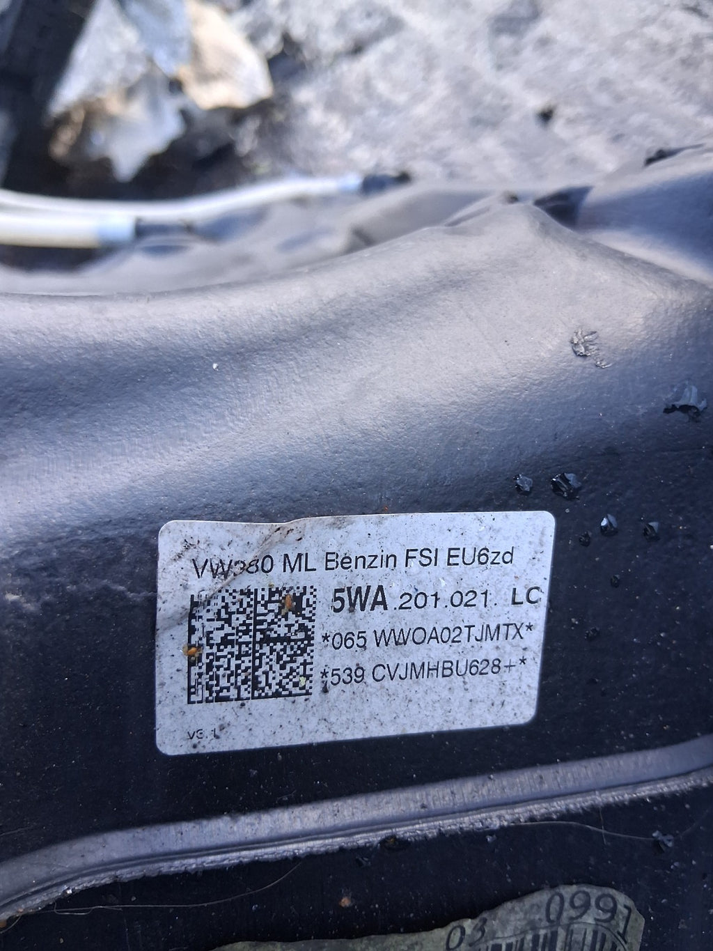 2023 VW VOLKSWAGEN GOLF MK8 PETROL HYBRID FUEL TANK 5Q0201085AJ