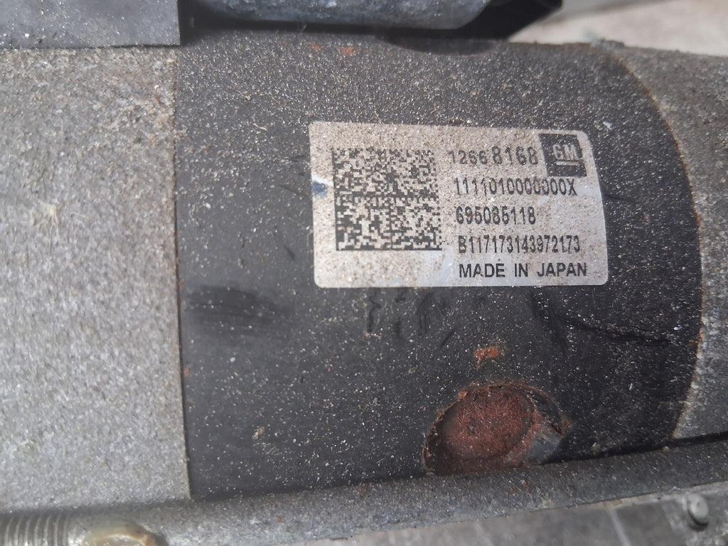 VAUXHALL INSIGNIA B 2017 MK2 1.5 PETROL STARTER MOTOR 695085118