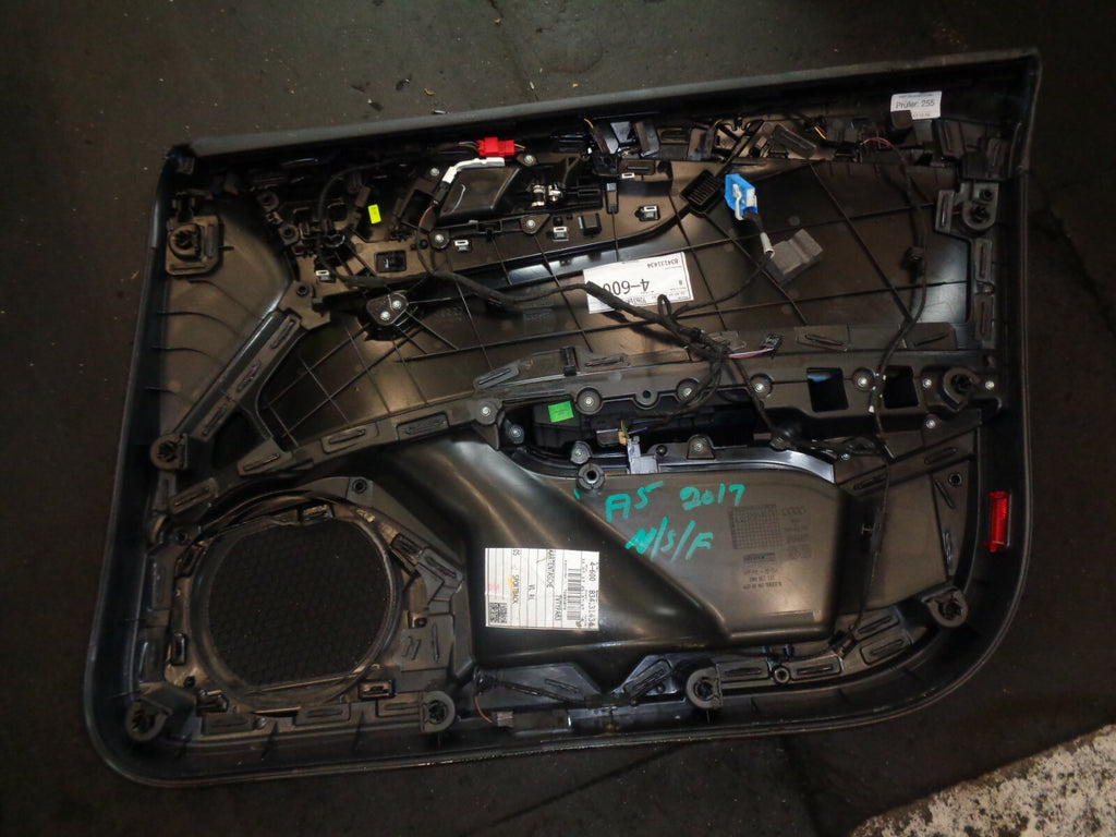 AUDI A5 2017 MK2 8W6 5 DOOR NSF PASSENGER SIDE FRONT DOOR DOOR CARD 8W8867133