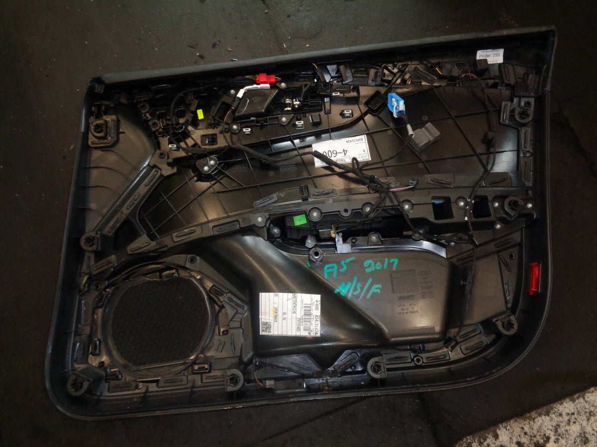 AUDI A5 2017 MK2 8W6 5 DOOR NSF PASSENGER SIDE FRONT DOOR DOOR CARD 8W8867133