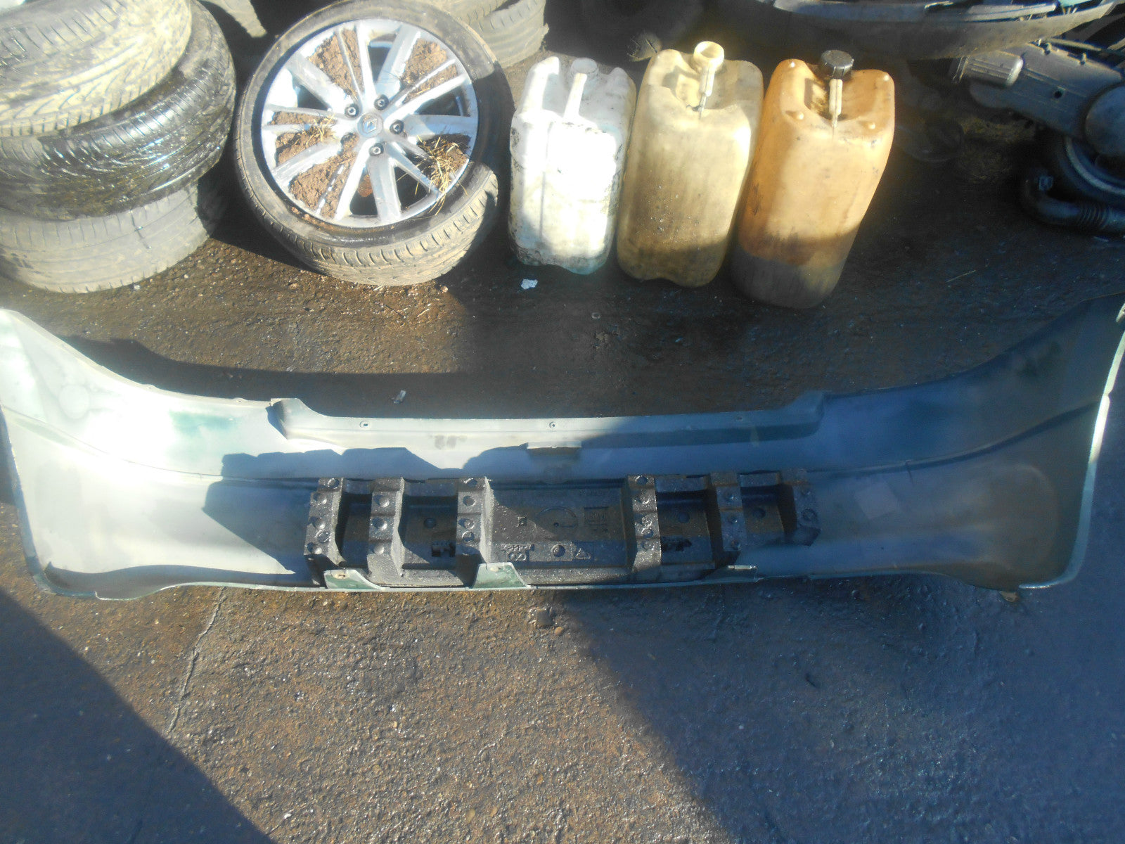 VAUXHALL ASTRA G MK4 2002 HATCHBACK REAR BACK PLASTIC BUMPER DARK GREEN