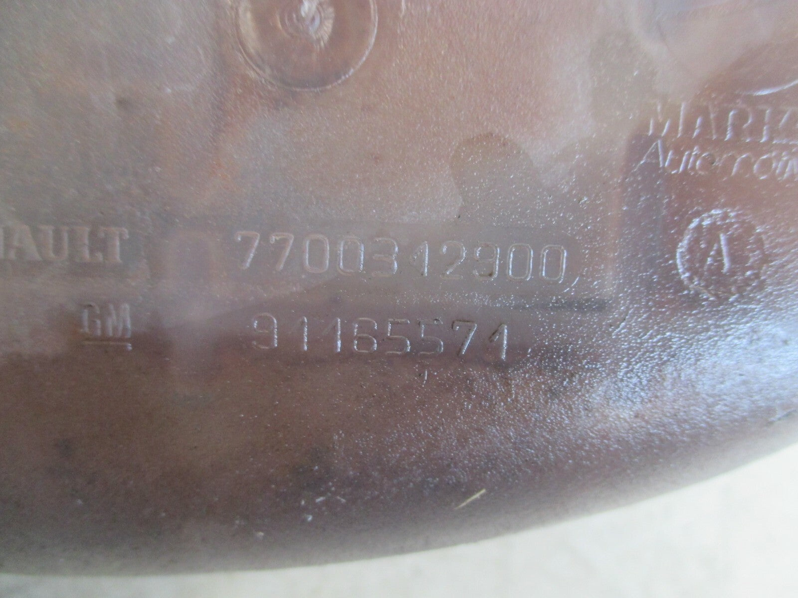 VAUXHALL VIVARO 2011 HEADER COOLANT EXPANSION TANK 7700312900