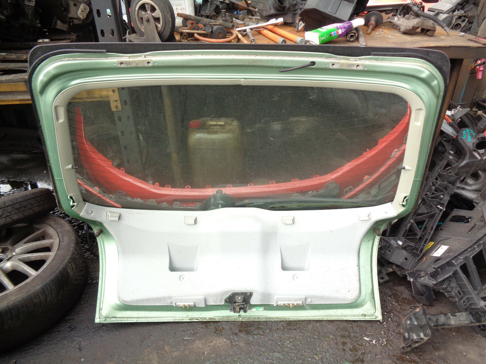 FIAT BRAVA REAR COMPLETE TAILGATE BOOTLID GREEN