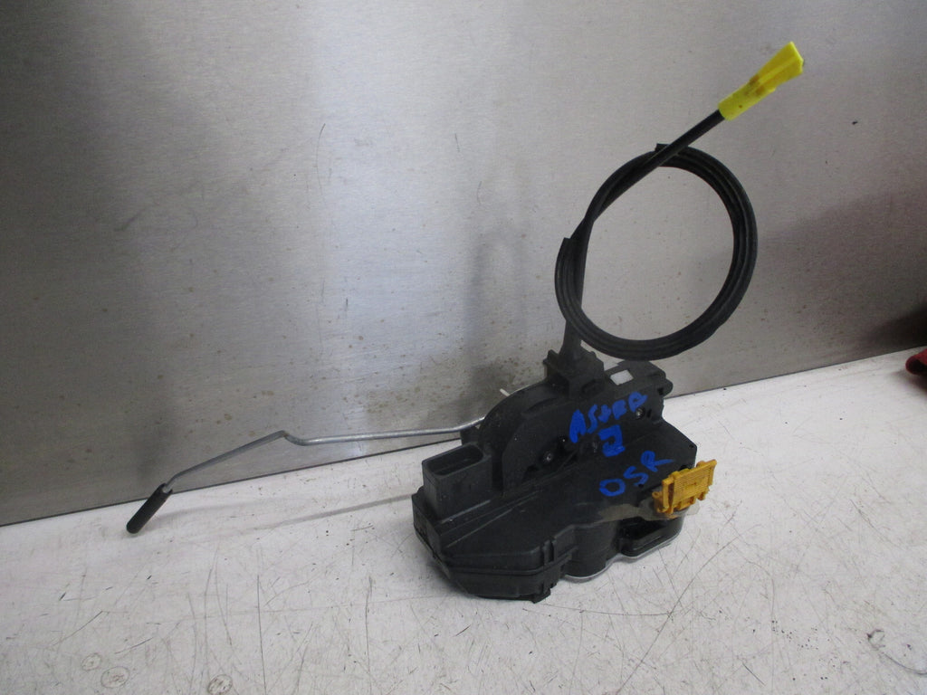VAUXHALL ASTRA J 2012 OSR DRIVER SIDE REAR DOOR LOCK MECHANISM