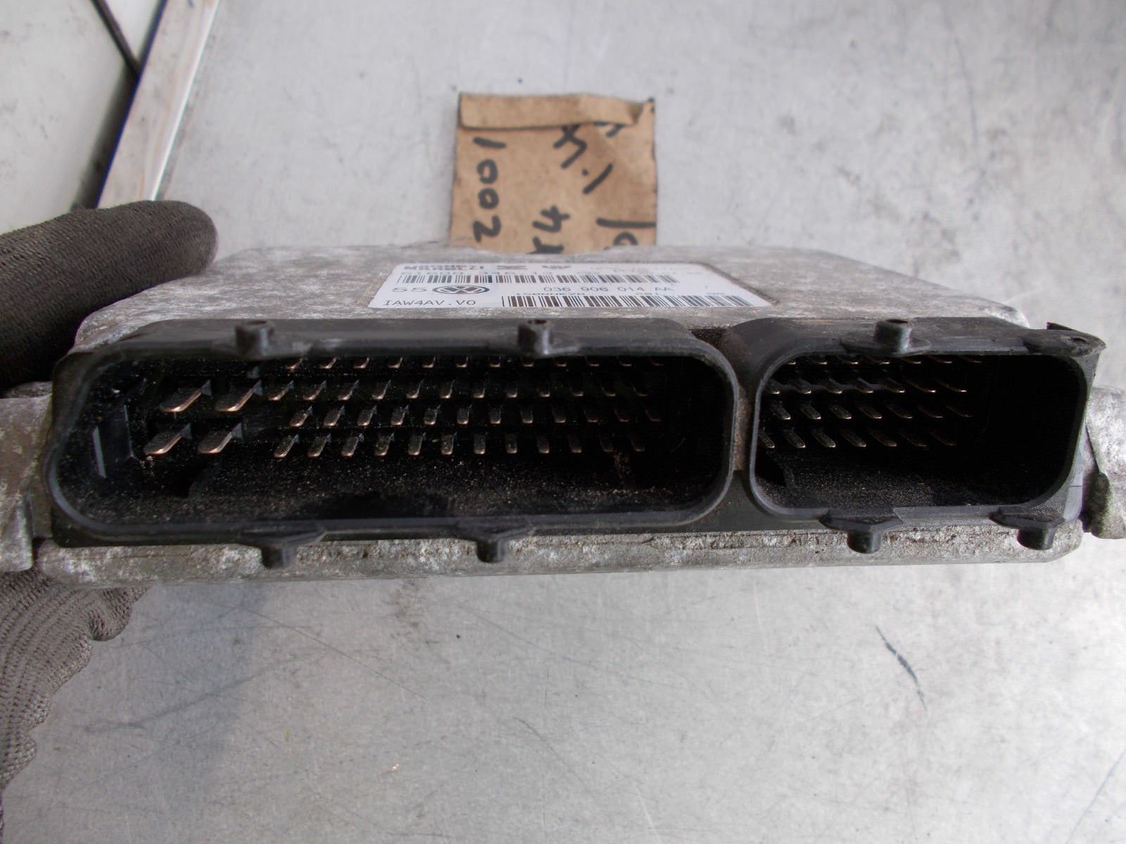2001 VOLKSWAGEN GOLF MK4 1.4 16V PETROL ENGINE ECU 6160034613 036906014AA