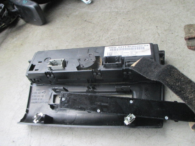 2010 BMW 1 SERIES E82 HEATER CONTROL UNIT 6411919926004