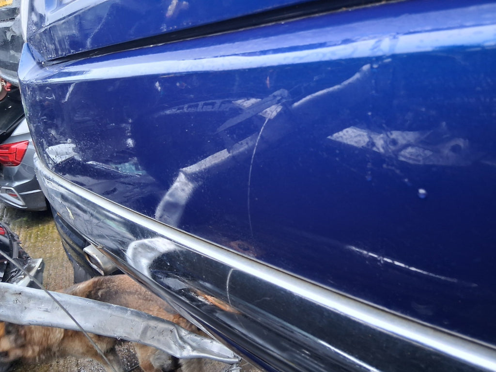 2010 FIAT 500 LOUNGE MK1 COMPLETE REAR BUMPER BLUE
