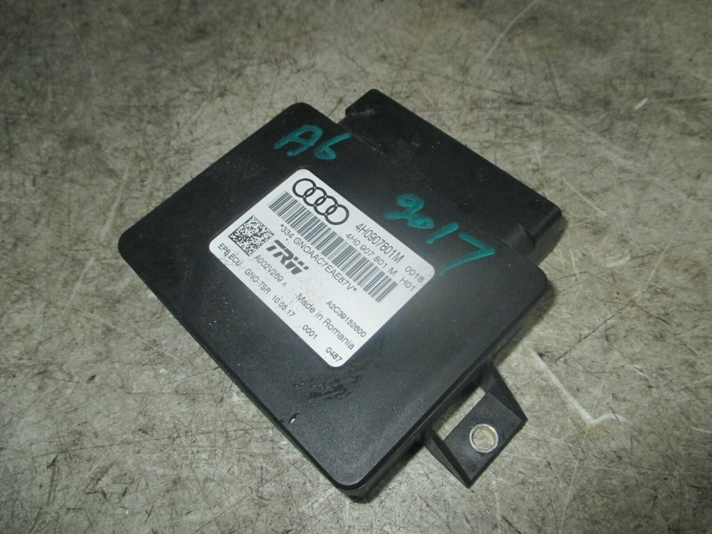 AUDI A6 2017 ELECTRONIC HANDBRAKE PARKING BRAKE CONTROL MODULE 4H0907801M