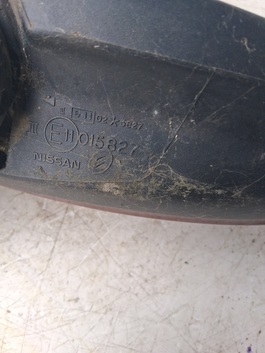 2005 NISSAN ALMERA RED OSF DRIVER RIGHT OFF SIDE WING MIRROR 015827