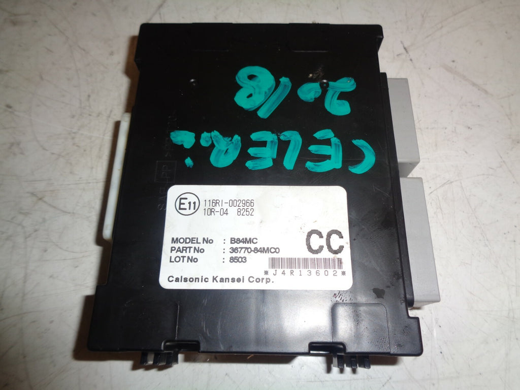 SUZUKI CELERIO 2018 MK1 1.0 PETROL FUSE BOX MODULE 3677084MC0