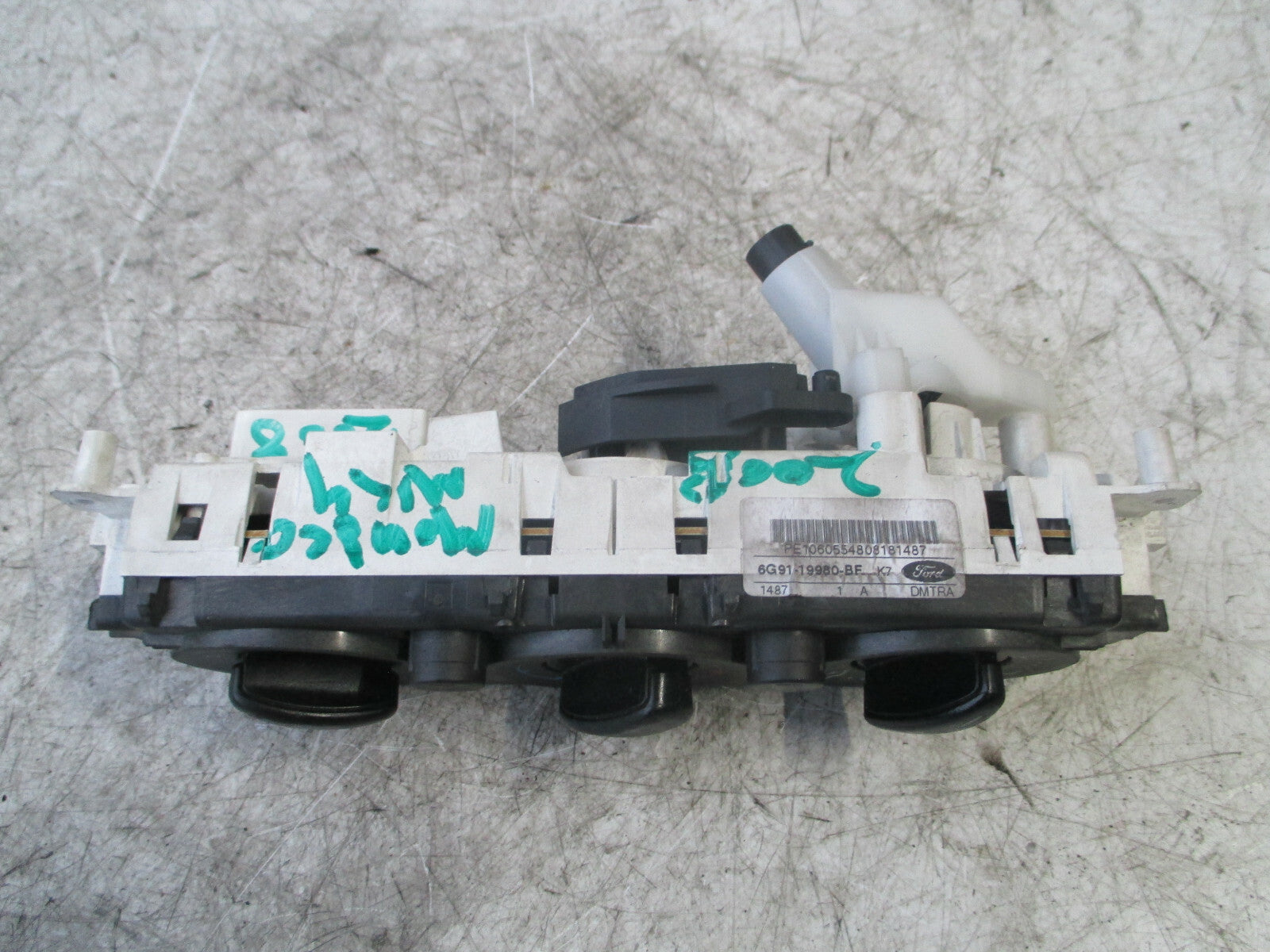 FORD MONDEO MK4 2008 HEATER AC CLIMATE CONTROL MODULE 6G9119980BE